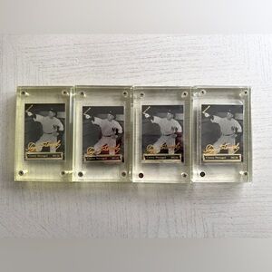 Casey Stengel Spectrum Collectible Baseball Plaque Set